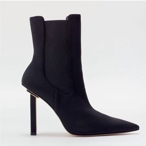 High Kickstand Suede Bootie